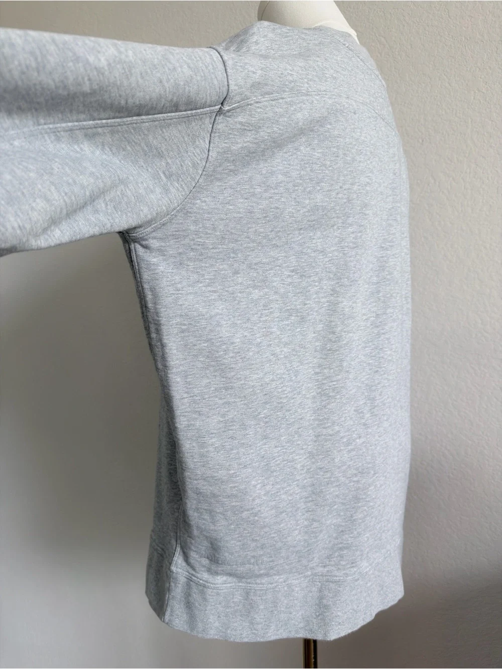 Lululemon Perfectly Oversized Crew Sweatshirt — Heathered Core Light Grey Size 6